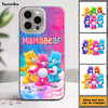 Personalized Gift For Mom Grandma Bear Colorful Clear Phone Case 32743 1