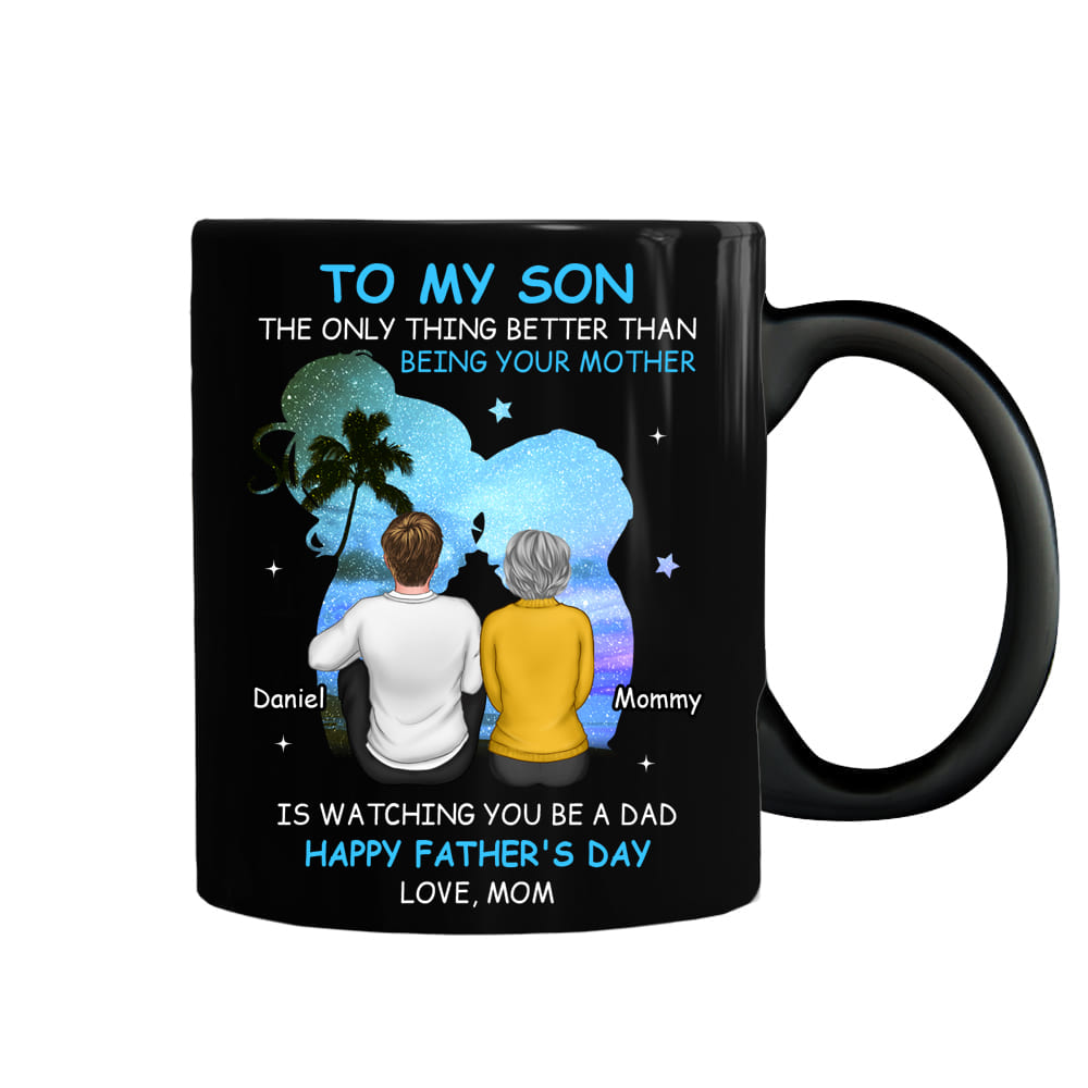 Personalized Gift For Son Happy Father's Day Mug 32920 Primary Mockup