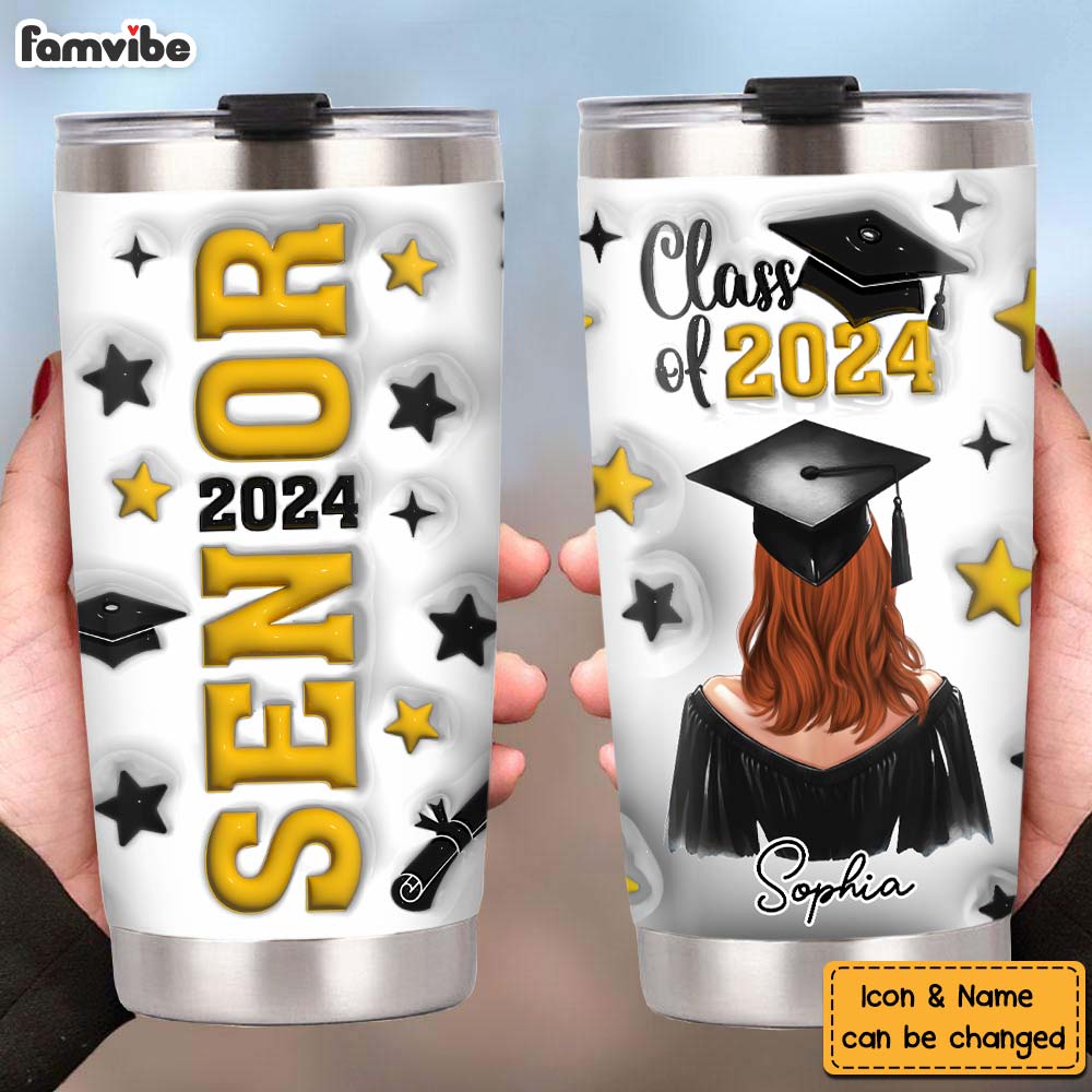Personalized Graduation Gift Class Of 2024 Full Printed Tumbler 32939 Primary Mockup