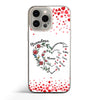 Personalized Gift For Grandma Floral Heart Clear Phone Case 33037 1