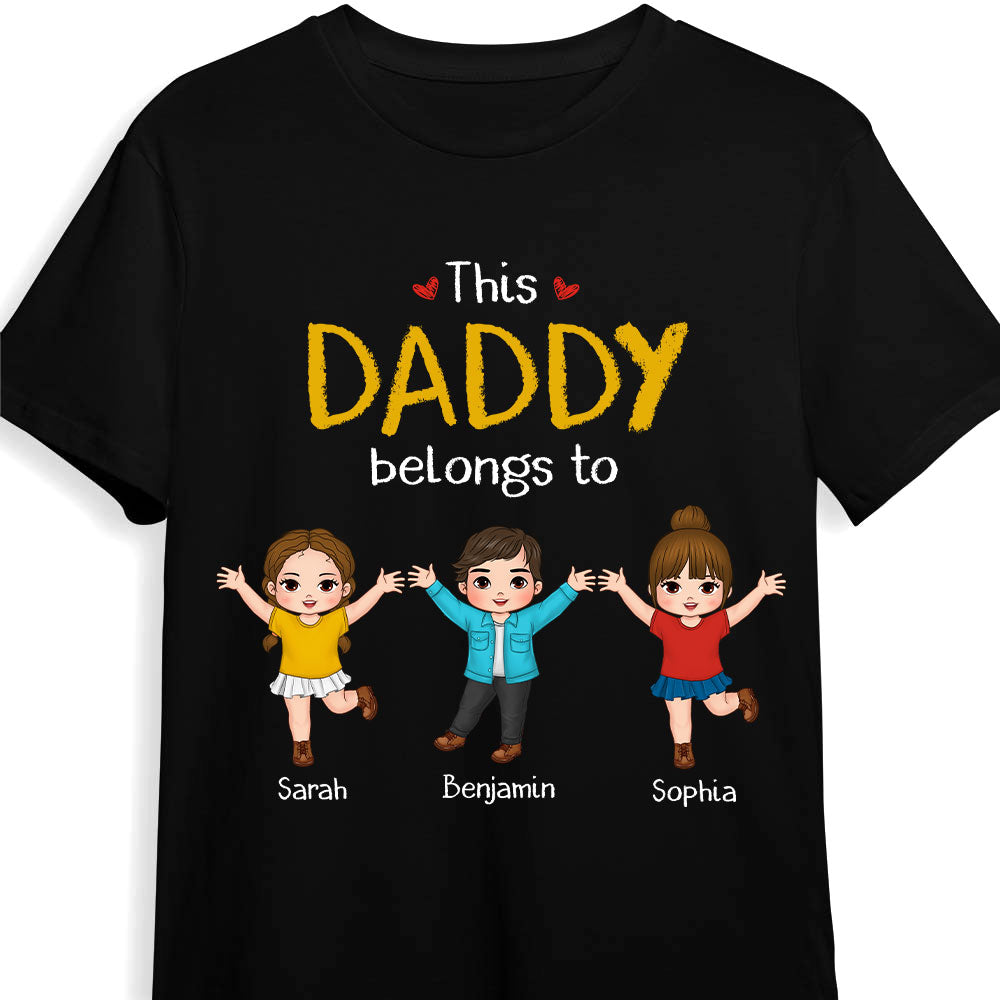 Personalized Gift For Dad Belongs To Shirt Hoodie Sweatshirt 33273 Primary Mockup
