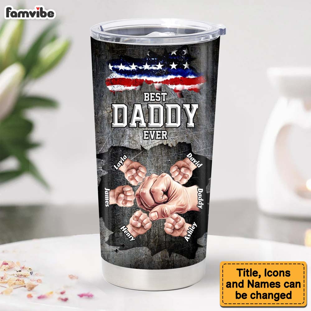Personalized Gift For Dad Best Dad Ever Full Printed Tumbler 33317 Primary Mockup