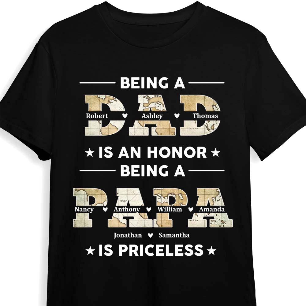 Personalized Gift For Being A Dad An Honor Shirt - Hoodie - Sweatshirt 32964