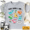 Personalized Gifts For Grandson Dinosaur I Am Kid T Shirt 28764 1