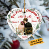 Personalized First Christmas Wedding Couple Ornament OB51 65O34 1