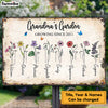 Personalized Grandma's Garden Metal Sign DB1110 30O58 1