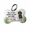 Personalized Dog Lost Wander Bone Pet Tag JR212 81O58 1