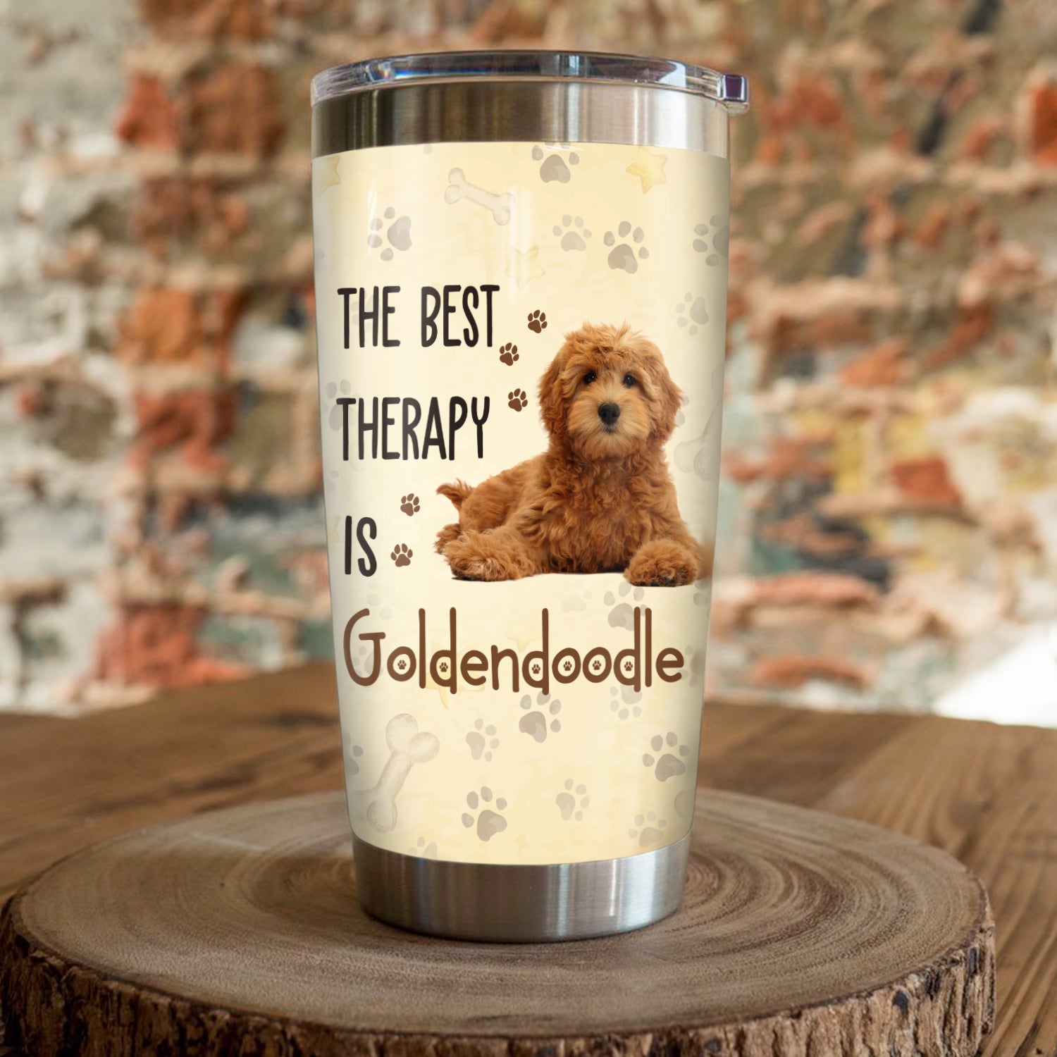 Goldendoodle Dog Steel Tumbler FB0501 95O47