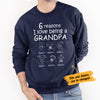 Personalized Grandpa Black Sweatshirt MY101 81O34 1