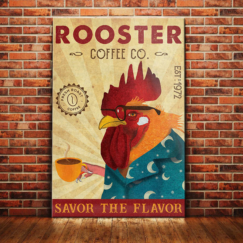 Rooster Coffee Company Canvas MR0601 81O36