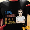 Personalized Grandpa Spanish Abuelo T Shirt MY153 87O34 1