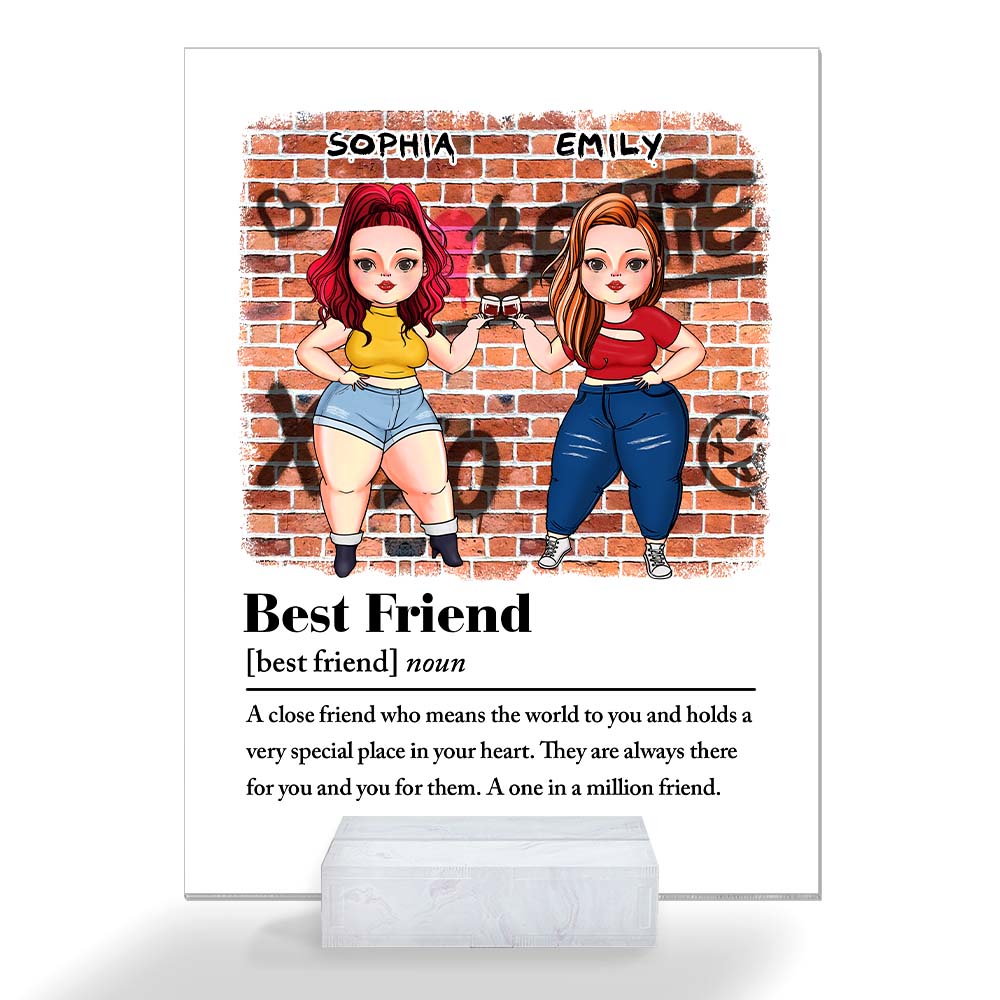 Personalized Gif For Friends Acrylic Plaque DB231 32O47 Primary Mockup