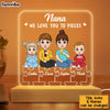 Personalized Gift For Grandma We Love You To Pieces Plaque LED Lamp Night Light 23512 1