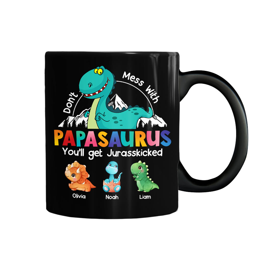 Personalized Gift Papasaurus Mug 23481 Primary Mockup