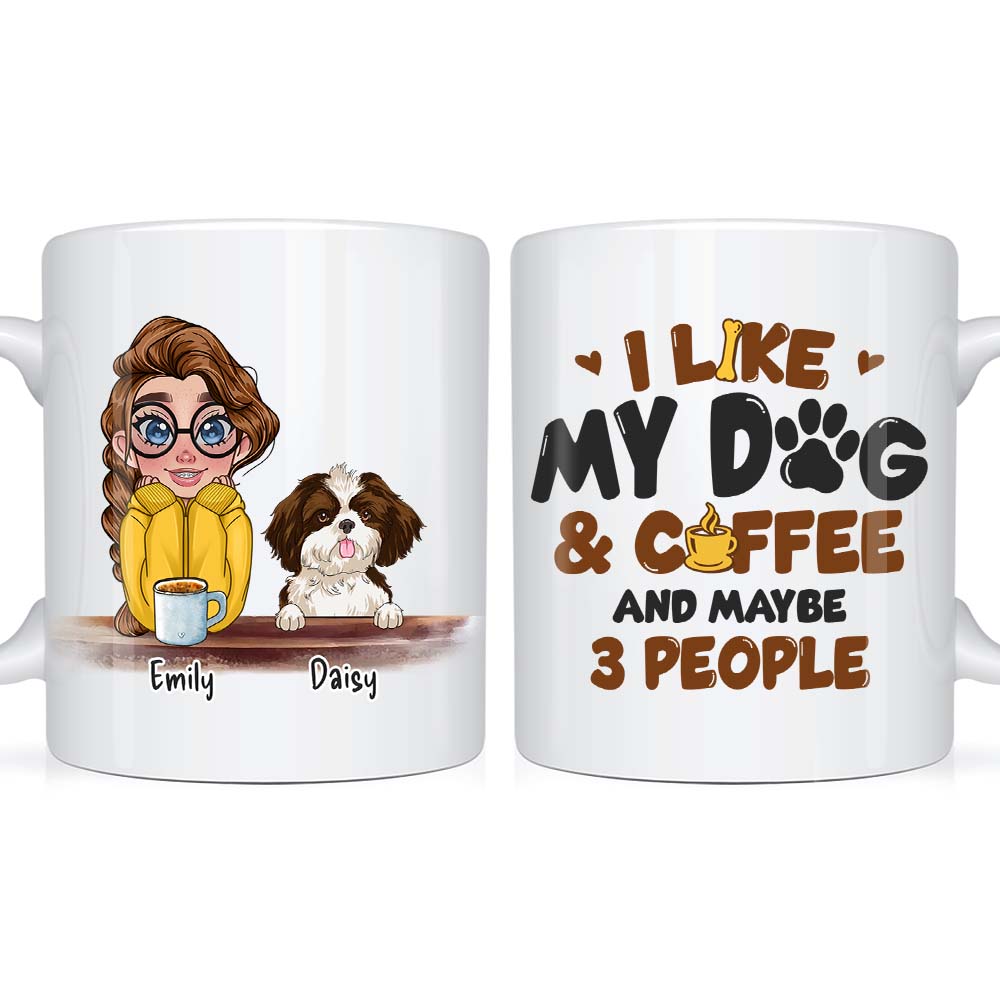 Personalized Like Dog And Coffee Mug 24079 Primary Mockup