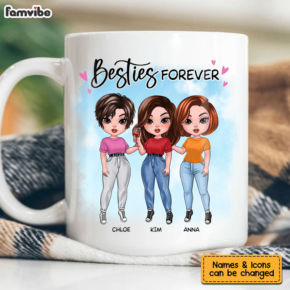 Personalized Gift For Friends Forever Mug 24806 Primary Mockup