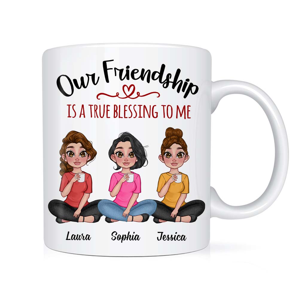 Personalized Gift For Friends Friendship Blessing Mug 25090 Primary Mockup