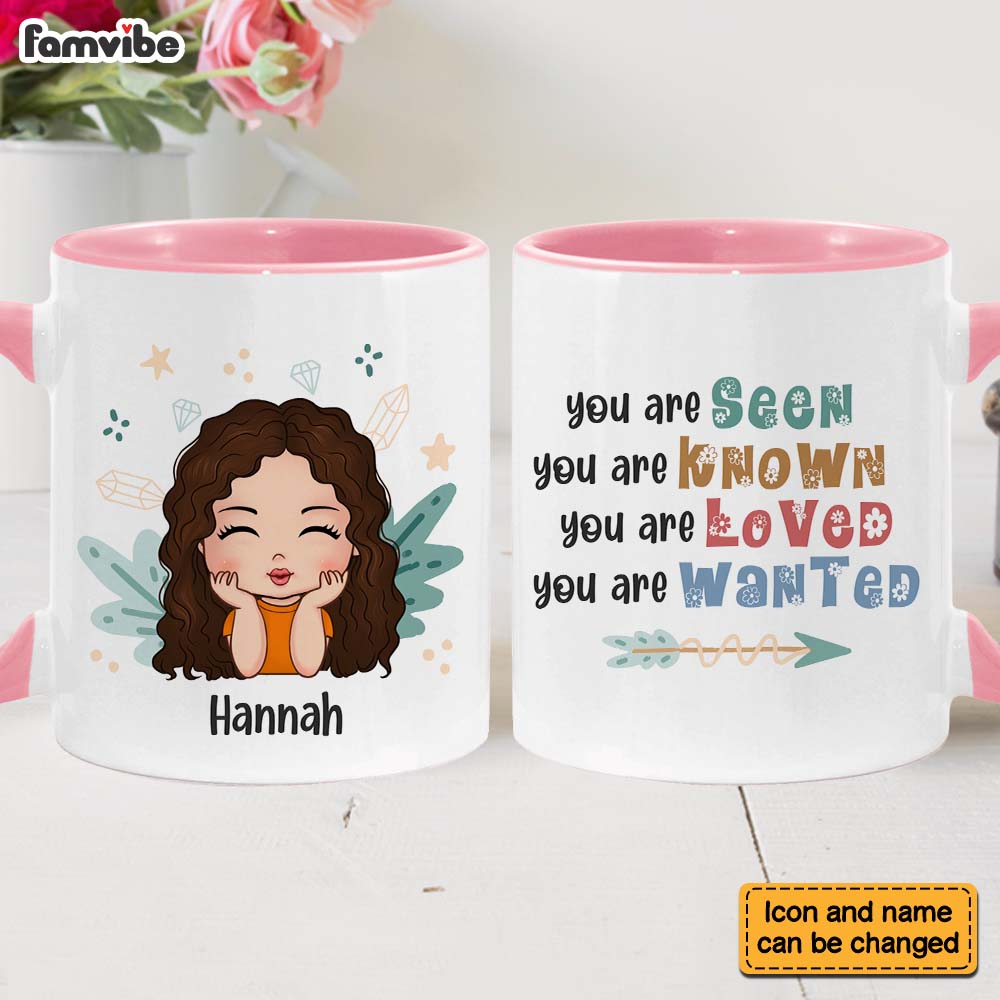Personalized Gift for Daughter Granddaughter Inspirational Mug 25495 Primary Mockup