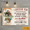 Personalized Gift For Old Couple I Choose You And I'll Choose You Canvas 26434 1