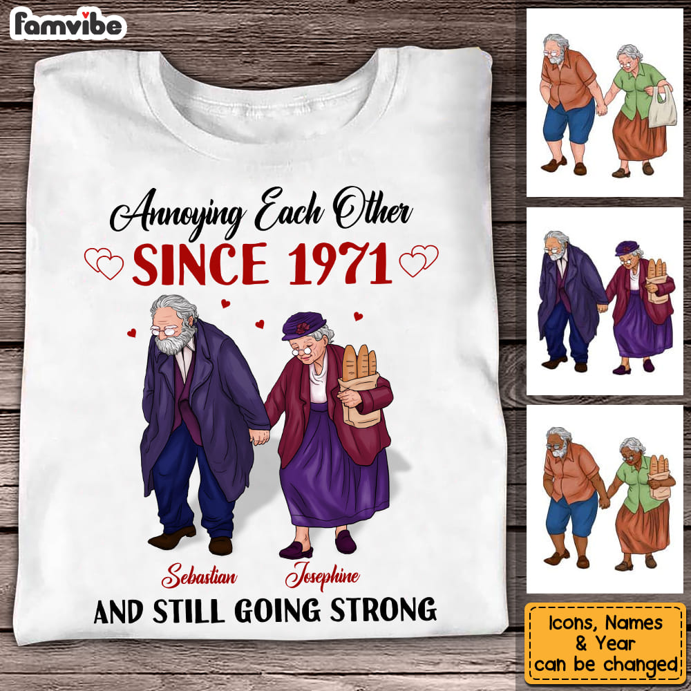 Personalized Gift For Couple Annoying Each Other, Still Going Strong Shirt Hoodie Sweatshirt 26764 Primary Mockup