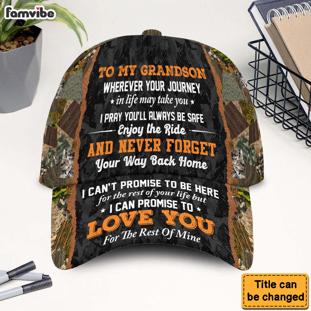 Personalized Gift For Grandson Journey In Life Cap 26957 Primary Mockup