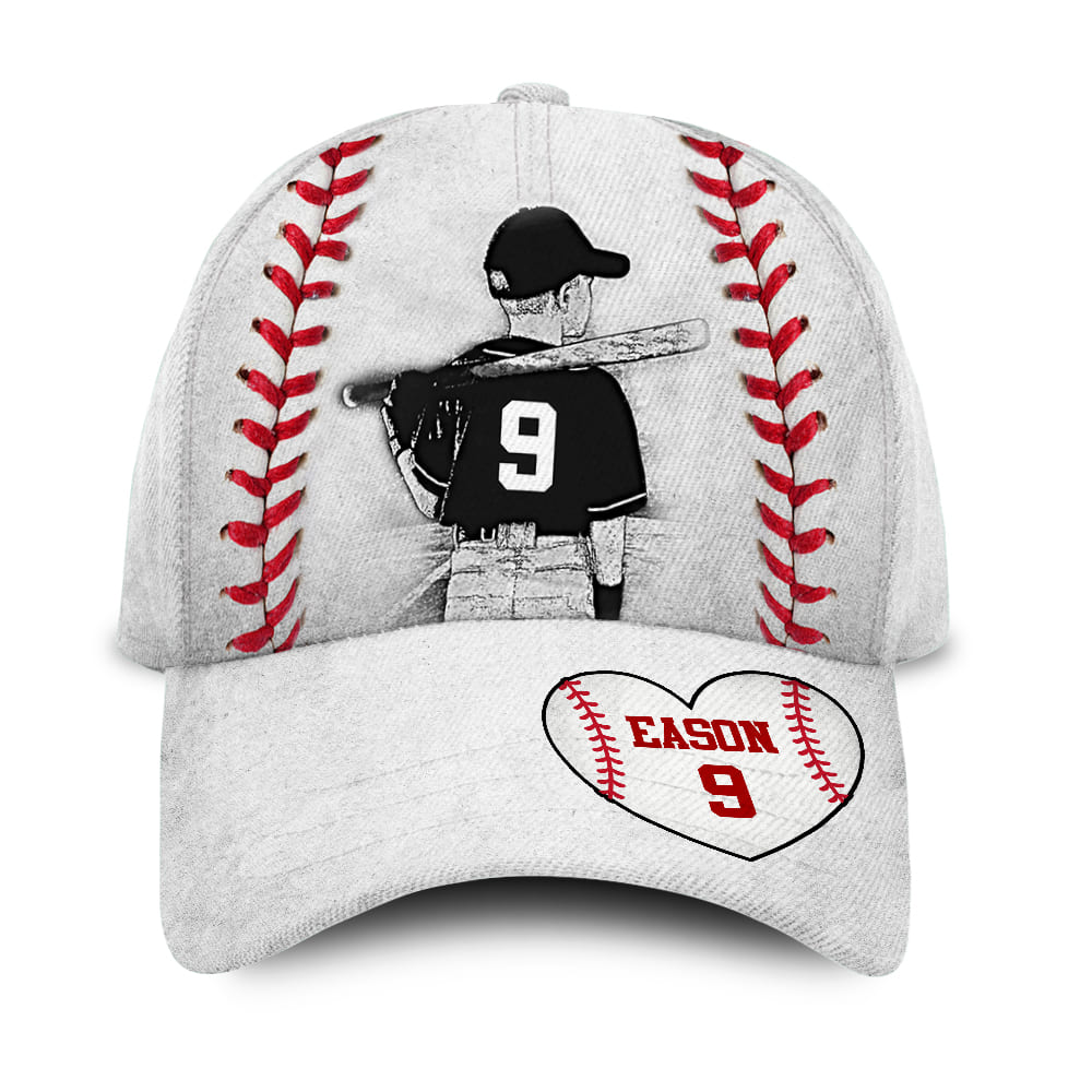 Personalized Gift For Grandson For Baseball Boy Cap 27117 Primary Mockup