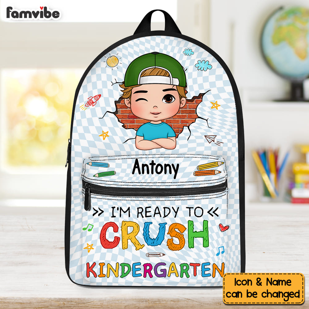 Personalized Gift For Back To School Kid Crush BackPack 27579 Primary Mockup