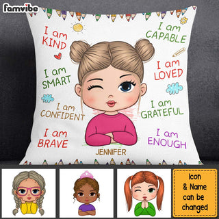Personalized Gift For Grandson I Am Kind Pillow 27739 Primary Mockup