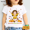 Personalized Gift For Granddaughter Fall Grateful Thankful Blessed Kid T Shirt 28337 1