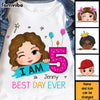Personalized Birthday Gift For Granddaughter I Am 5 Kid T Shirt 28681 1