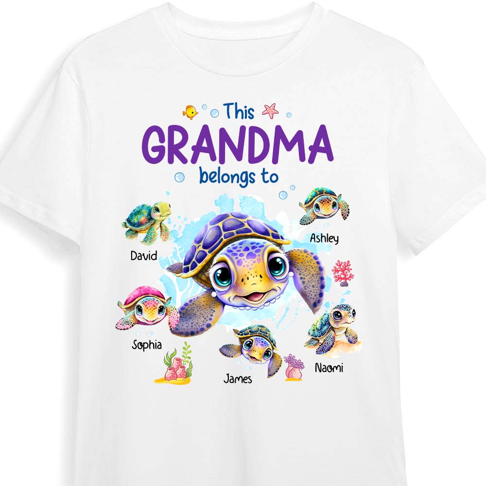 Personalized This Grandma Belongs To Shirt Hoodie Sweatshirt 28685 Primary Mockup