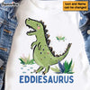 Personalized Gift For Grandson Dinosaur Kid T Shirt 28933 1