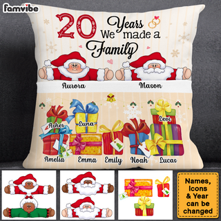 Personalized Anniversary Gift For Couple 20 Years We Made A Family Pocket Pillow 29085 Primary Mockup