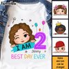 Personalized Birthday Gift For Granddaughter I Am 2 Kid T Shirt 29592 1