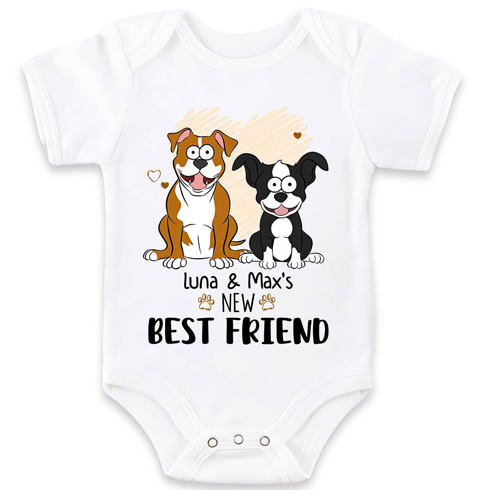 Personalized Gift For Newborn Baby Shower New Friend Baby Onesie 32042 Primary Mockup