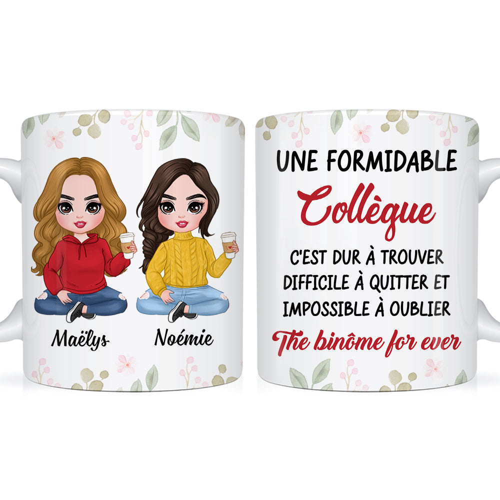 Personalized Gift For Collegue French Mug 30645 Primary Mockup