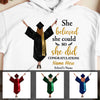 Personalized Graduation Girl She Did It Hoodie MR101 67O58 1