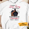 Personalized Black Couple Love Story Hoodie AG111 30O53 1
