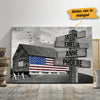 Personalized Street Sign Barn American Canvas JL272 81O34 1