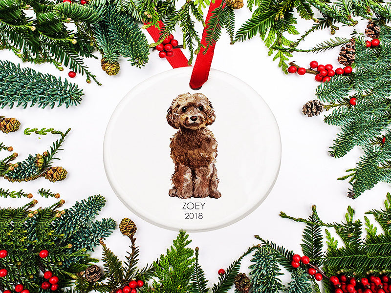 Personalized Dog Christmas Ornaments