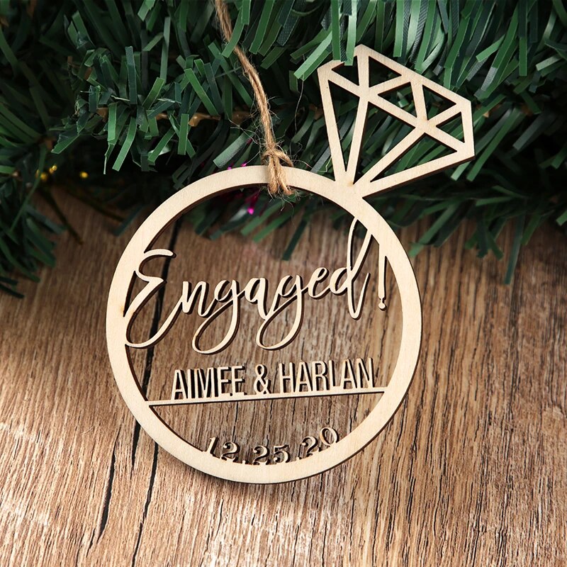Best Engagement Christmas Ornaments