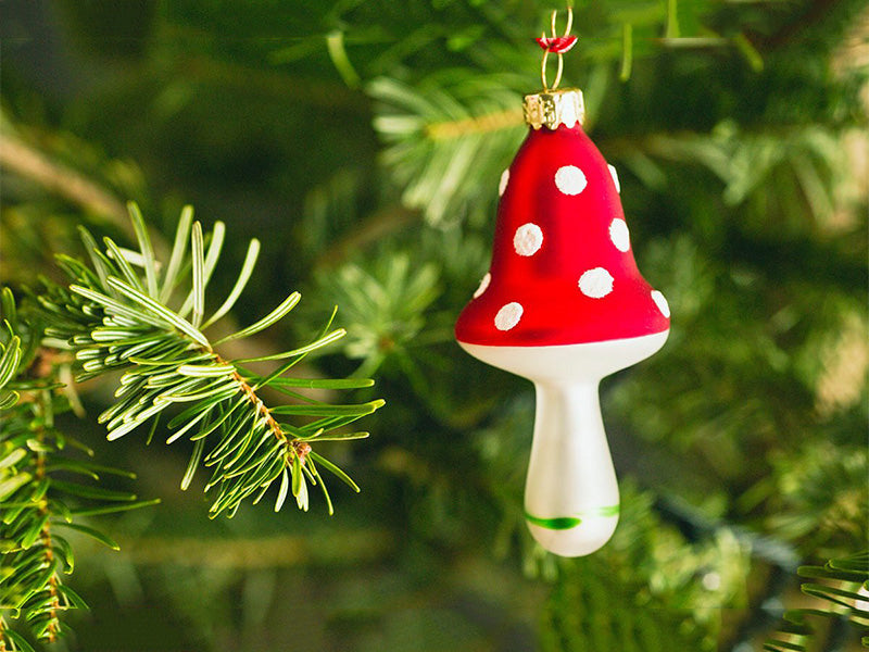 mushroom christmas ornaments