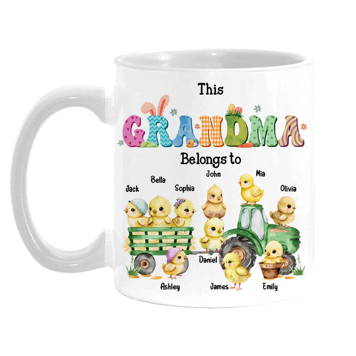 Personalized Gift For Grandma Easter Chicken Mug 31800 1