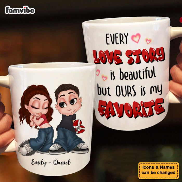Personalized Gift For Couple Our Love Story Is My Favorite Mug 34938 1