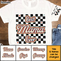 Personalized Best Mama Ever Sleeve Printed T-shirt 32719 thumb 1