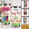 Personalized Friendship Gift  Grow An Old Friend Steel Tumbler 32567 1