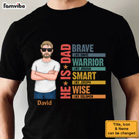 Personalized Gift For Dad He Is Brave Shirt - Hoodie - Sweatshirt 32877 thumb 1