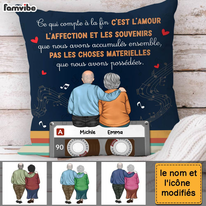 Personalized French Gift For Couples C'est L'amour, L'affection Et Les Souvenirs Pillow 30976 1