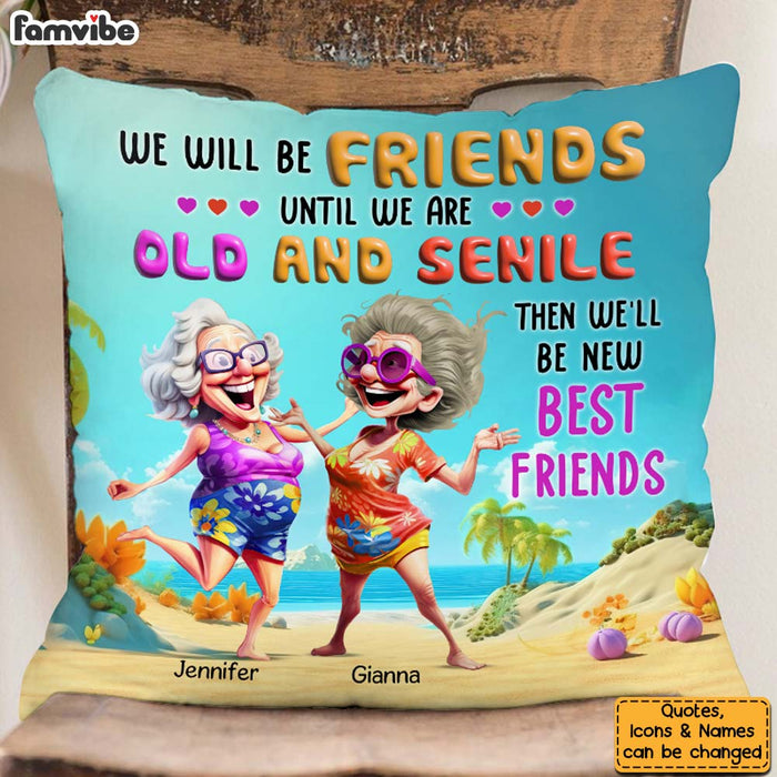 Personalized Gift For Old Friends Sisters Pillow 32752 1
