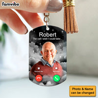 Personalized Gift For Custom Photo The Call I Wish Aluminum Keychain 32910 thumb 1